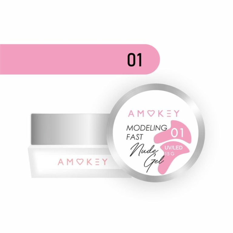 Gel modelador monofásico Fast Nude Gel 01 – 15g AMOKEY - More than nail store
