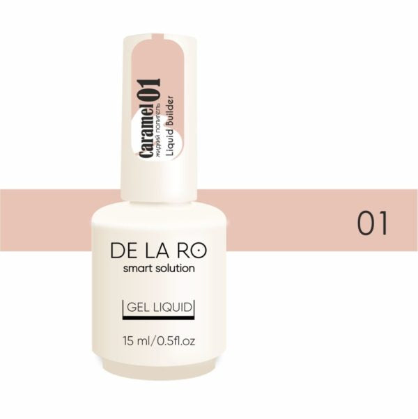 Polygel líquido Caramelo 01 – 15ml DELARO - More than nail store