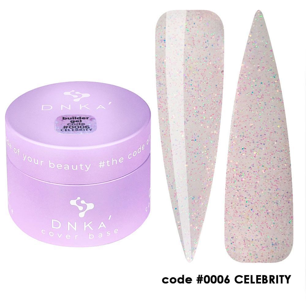 BUILDER GEL “DNKa”, 30ml #0006 CELEBRITY