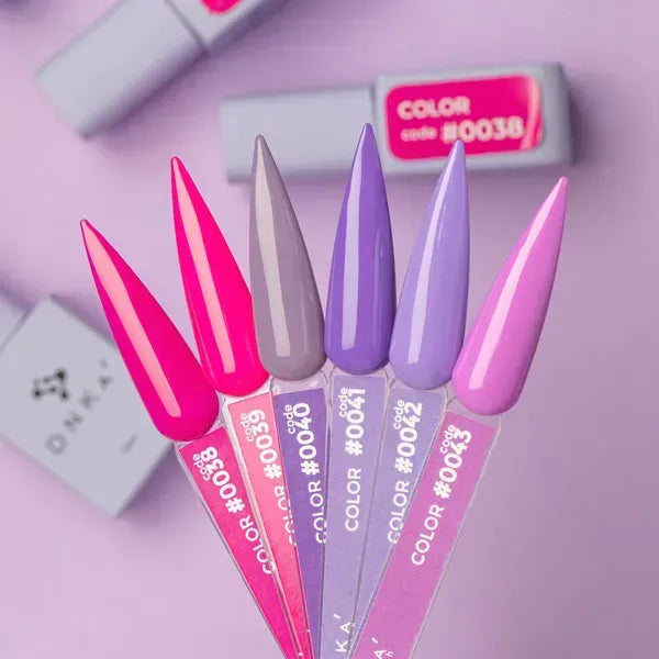 COLOR GEL POLISH "DNKa", 12 ml #0043