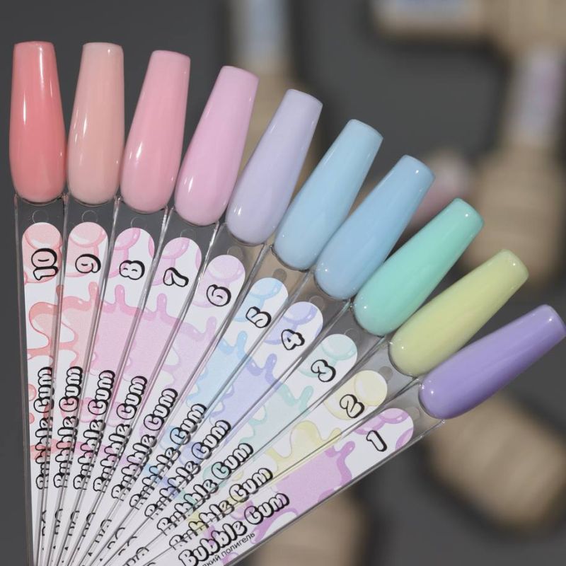 DE LA RO Polygel líquido 15 ml, Bubble Gum 01