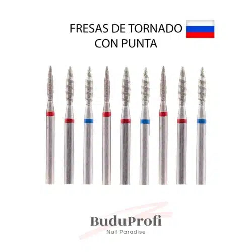 Fresa Diamante Tornado con Punta. - 18, Azul KMIZ