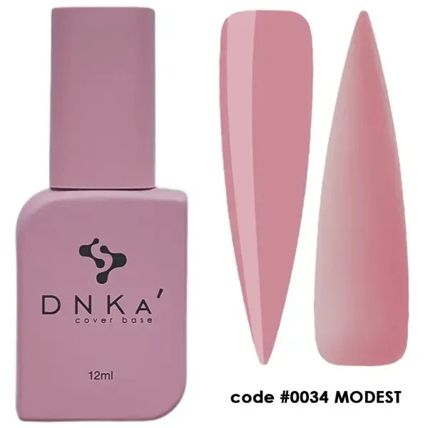 RUBBER BASE FRENCH "DNKa" (cover), 12 ml #0034 Modest