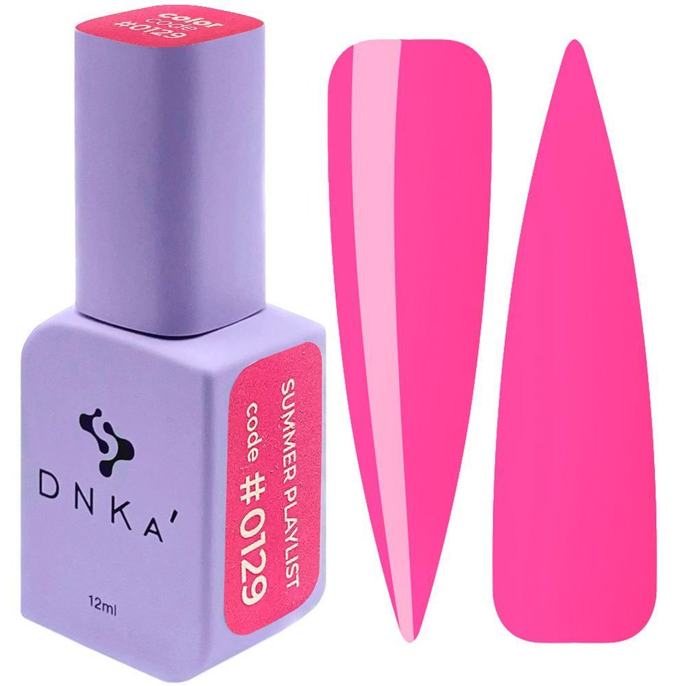COLOR GEL POLISH "DNKa", 12 ml #0129