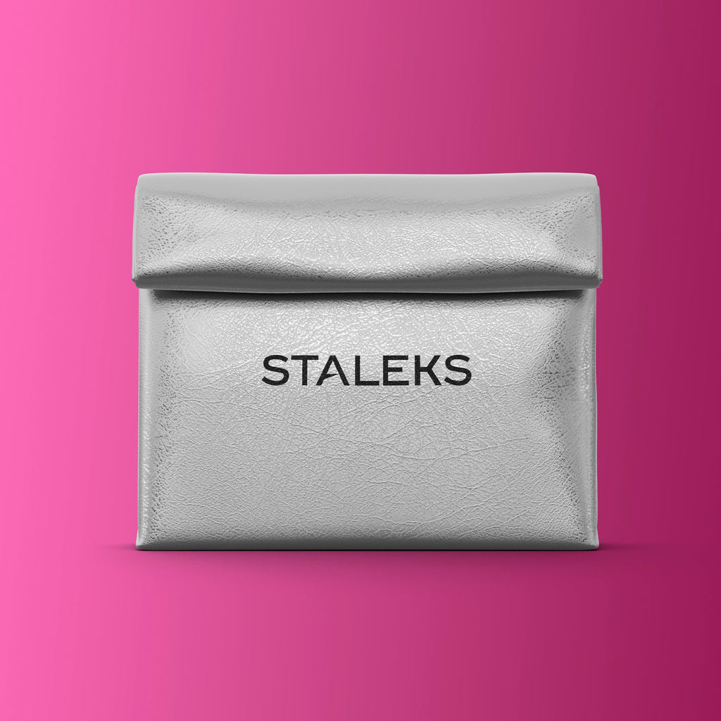 Neceser plateado Staleks talla L