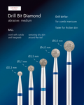 Fresa de diamante bola 5,0 mm azul Vladmiva DBS-001B.050