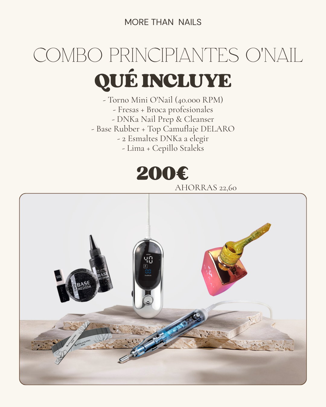 💎 COMBO PRINCIPIANTES O'NAIL – Empieza con todo lo que necesitas | PREVENTA