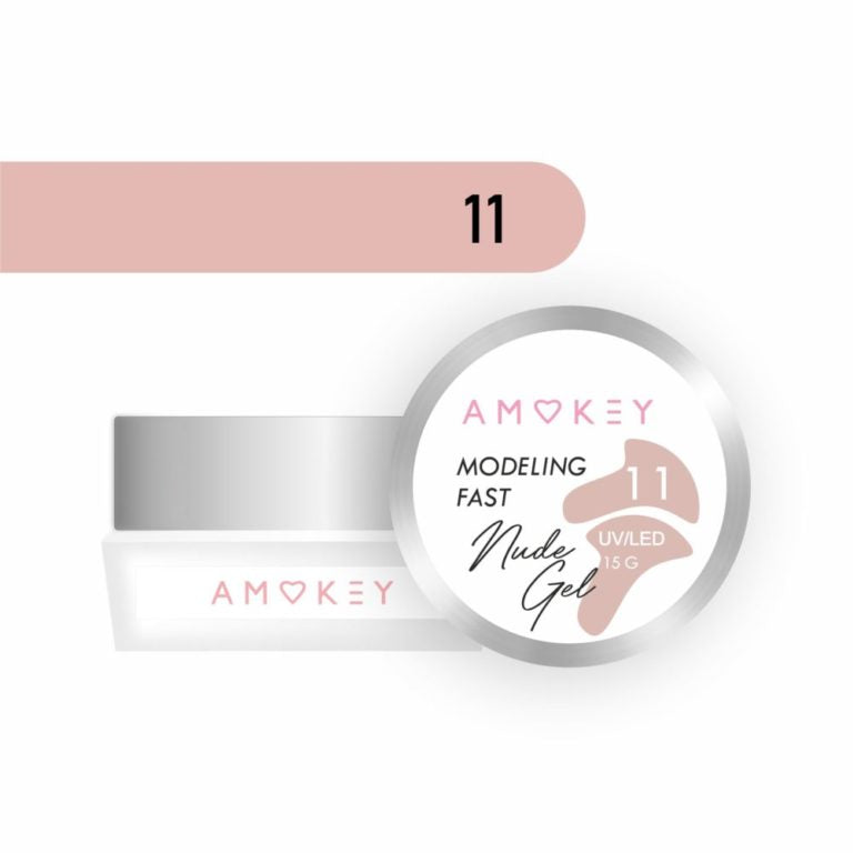 Gel modelador monofásico Fast Nude Gel 11 – 30g AMOKEY - More than nail store