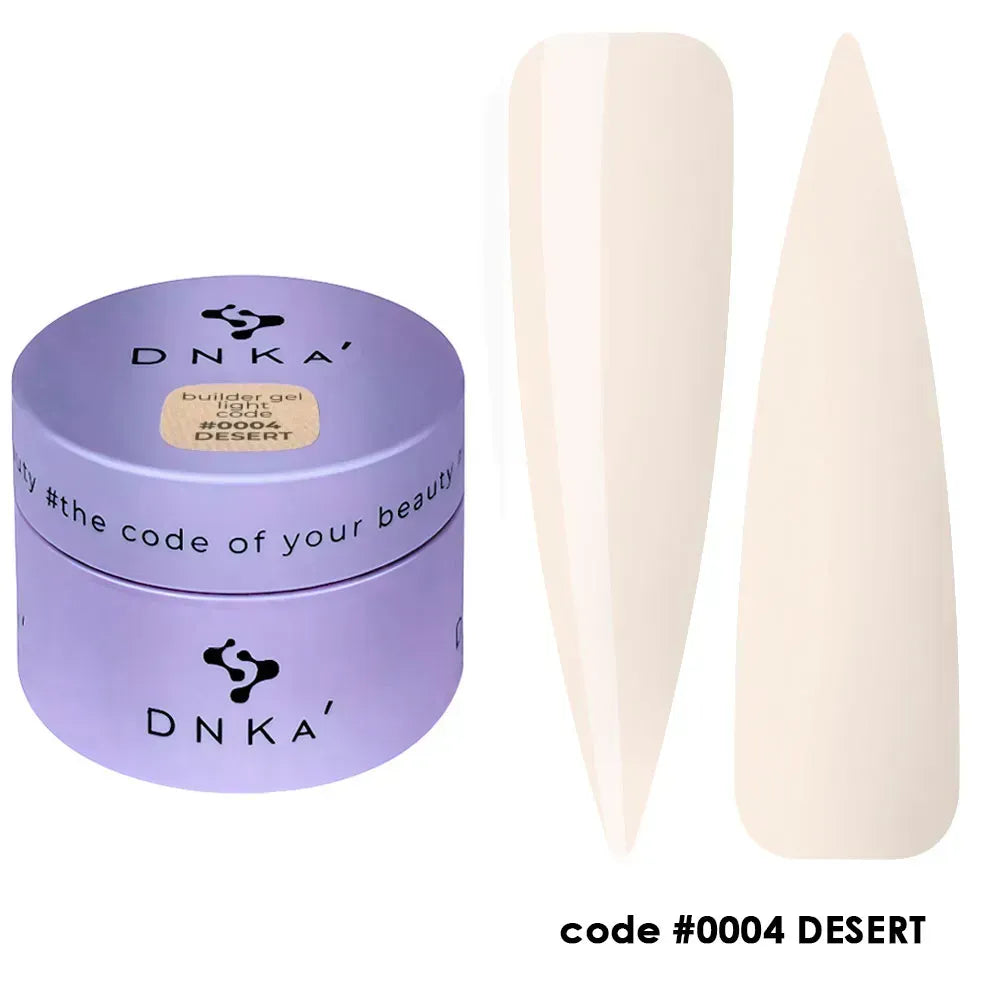 BUILDER GEL LIGHT "DNKa", 15ml #0004 Desert