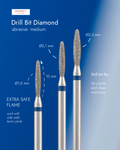 Fresa de diamante llama extra safe azul DIVINITY DBS-244B.018