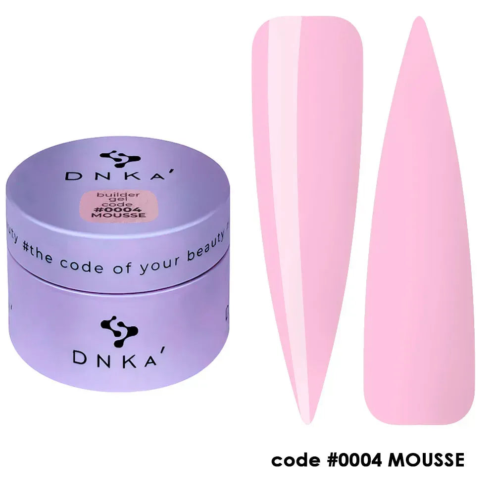 BUILDER GEL MOUSSE "DNKa", 15ml #0004