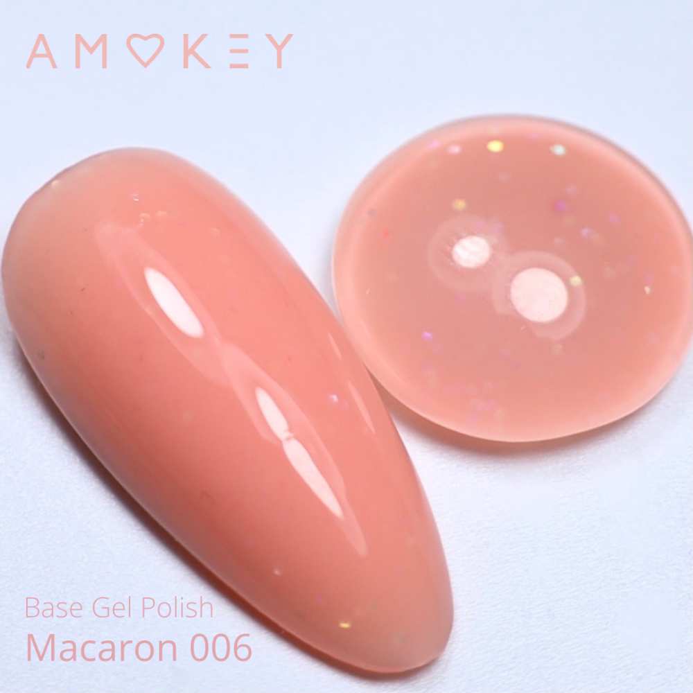 BASE Rubber Macaron 06 (medium viscosity) - 15ml DELARO - More than nail store