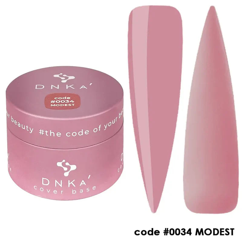 Rubber Base French DNKa #0034 Modest 30 ml — Cobertura French