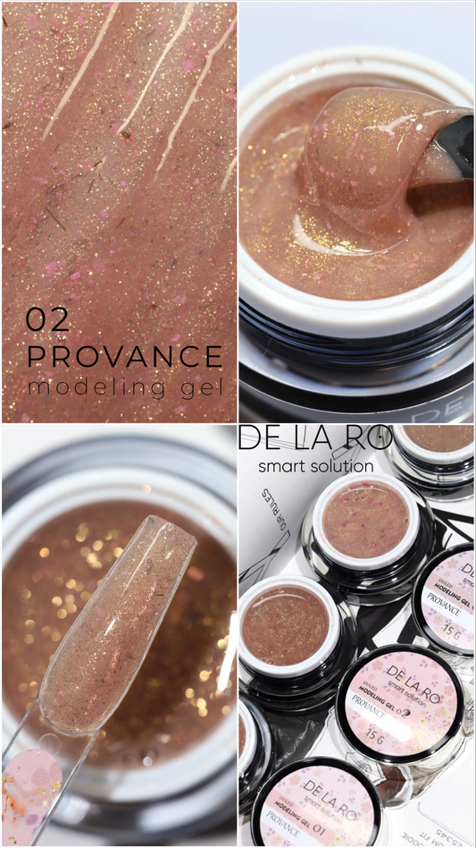 Gel modelador monofásico Provance 02 - 30 g  DELARO