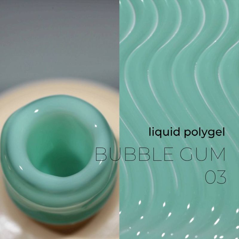 DE LA RO Polygel líquido 15 ml, Bubble Gum 03