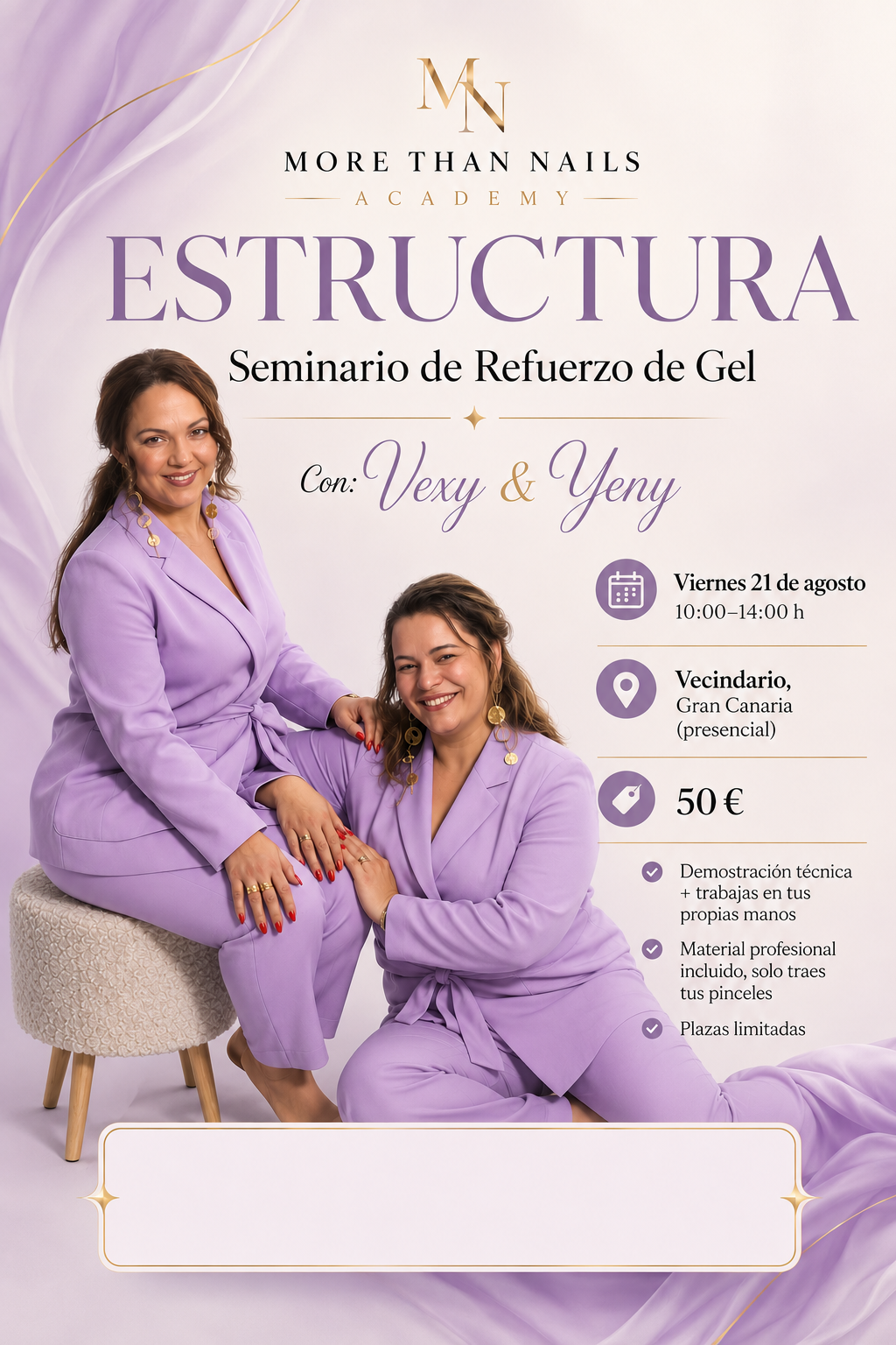 ESTRUCTURA · Masterclass de Refuerzo de Gel