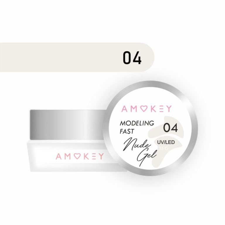 Gel modelador monofásico Fast Nude Gel 04 – 30g AMOKEY - More than nail store