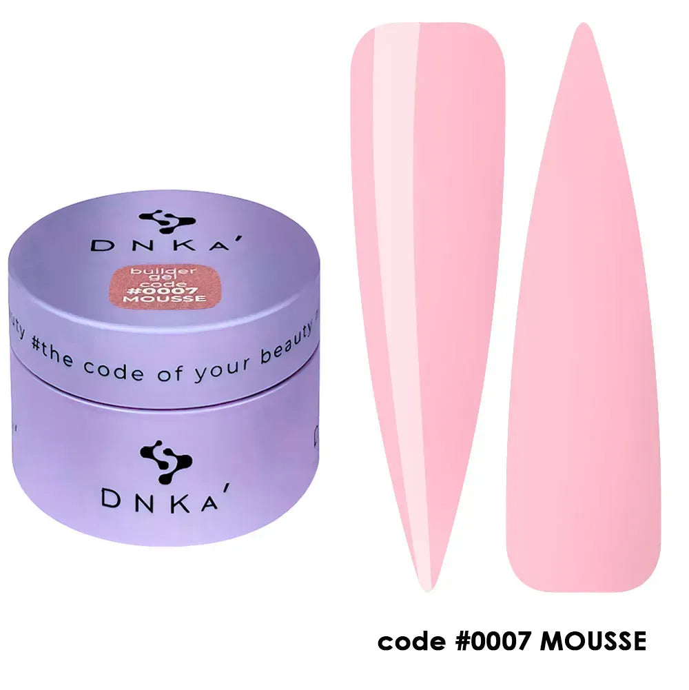 BUILDER GEL MOUSSE "DNKa", 15ml #0007
