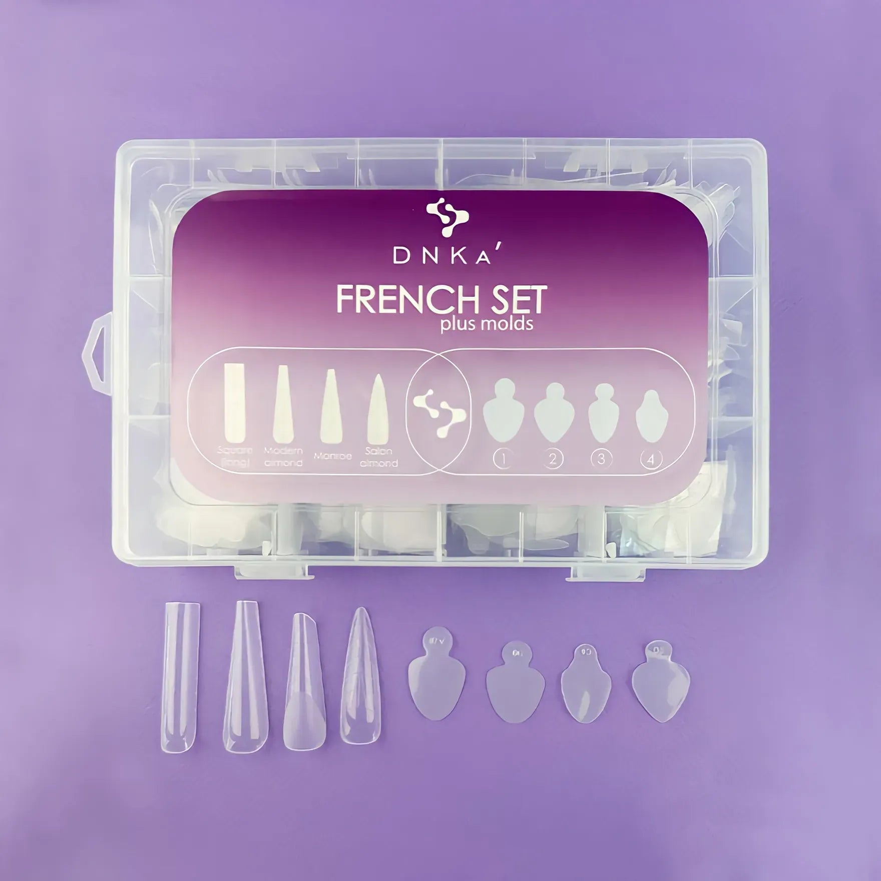 DNKa Top Forms con moldes French Set, 192/96 uds
