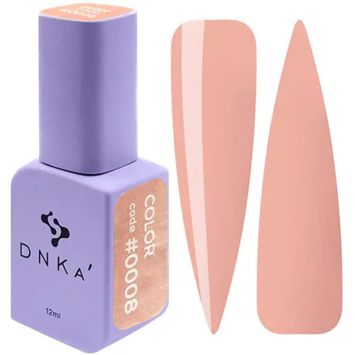 COLOR GEL POLISH "DNKa", 12 ml #0008 CAT EYE