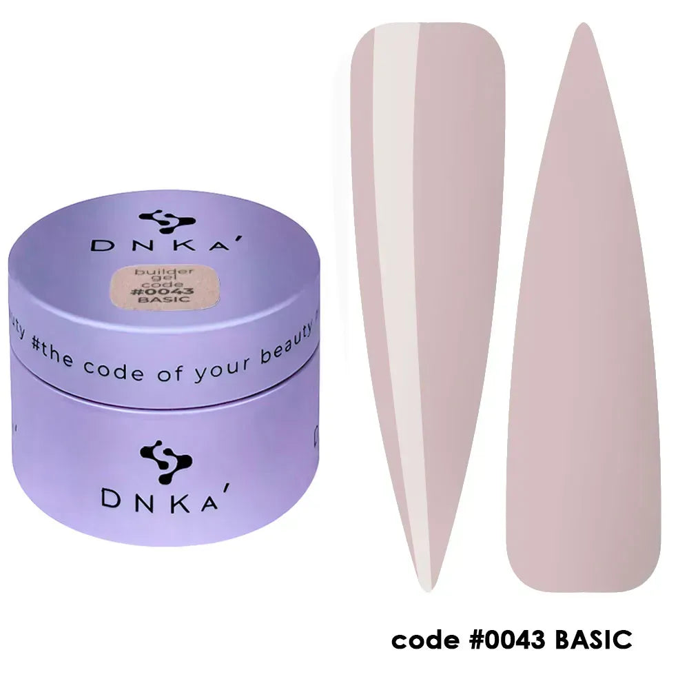BUILDER GEL "DNKa", 30ml #0043 Basic
