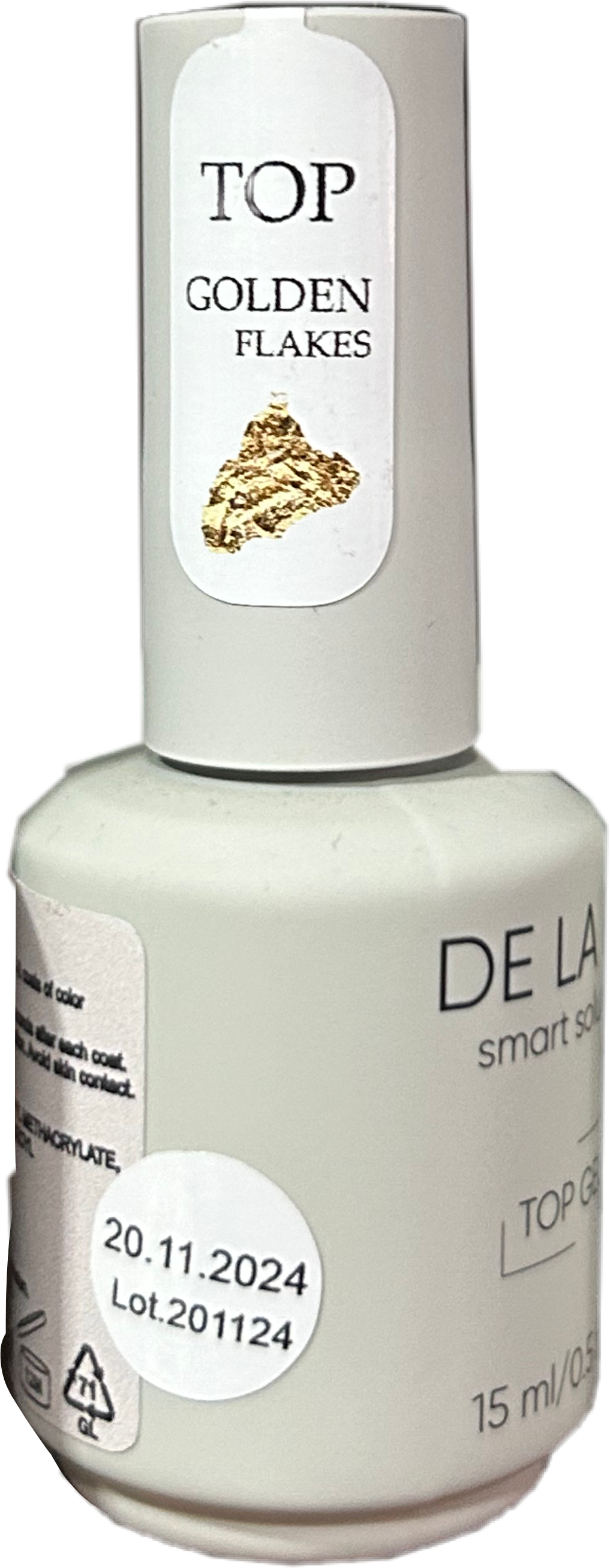 TOP GOLDEN FLAKES - 15ml DELARO - More than nail store
