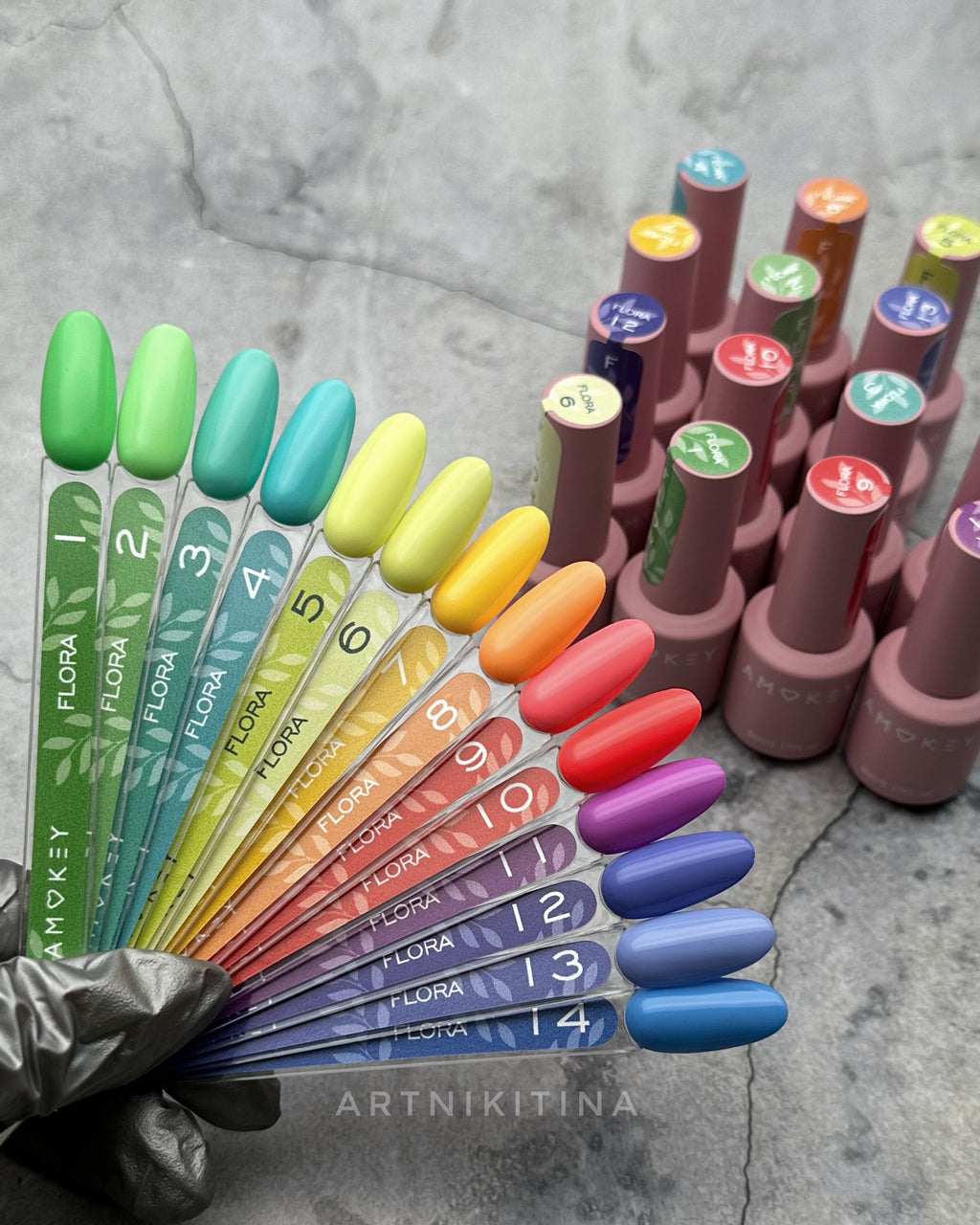 Esmalte en gel DE LA RO FLORA 13 12 ML