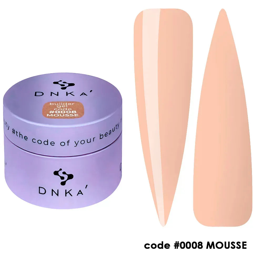 BUILDER GEL MOUSSE "DNKa", 15ml #0008