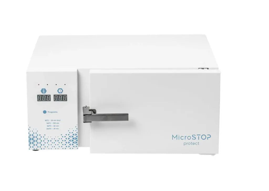 Esterilizador Horno de Calor Seco PROTECT MICROSTOP — 15 Bolsas Bajo pedido. - More than nail store