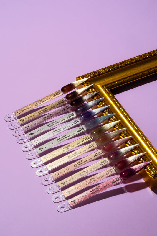 COLOR GEL POLISH "DNKa", 12 ml #0154 CAT EYE