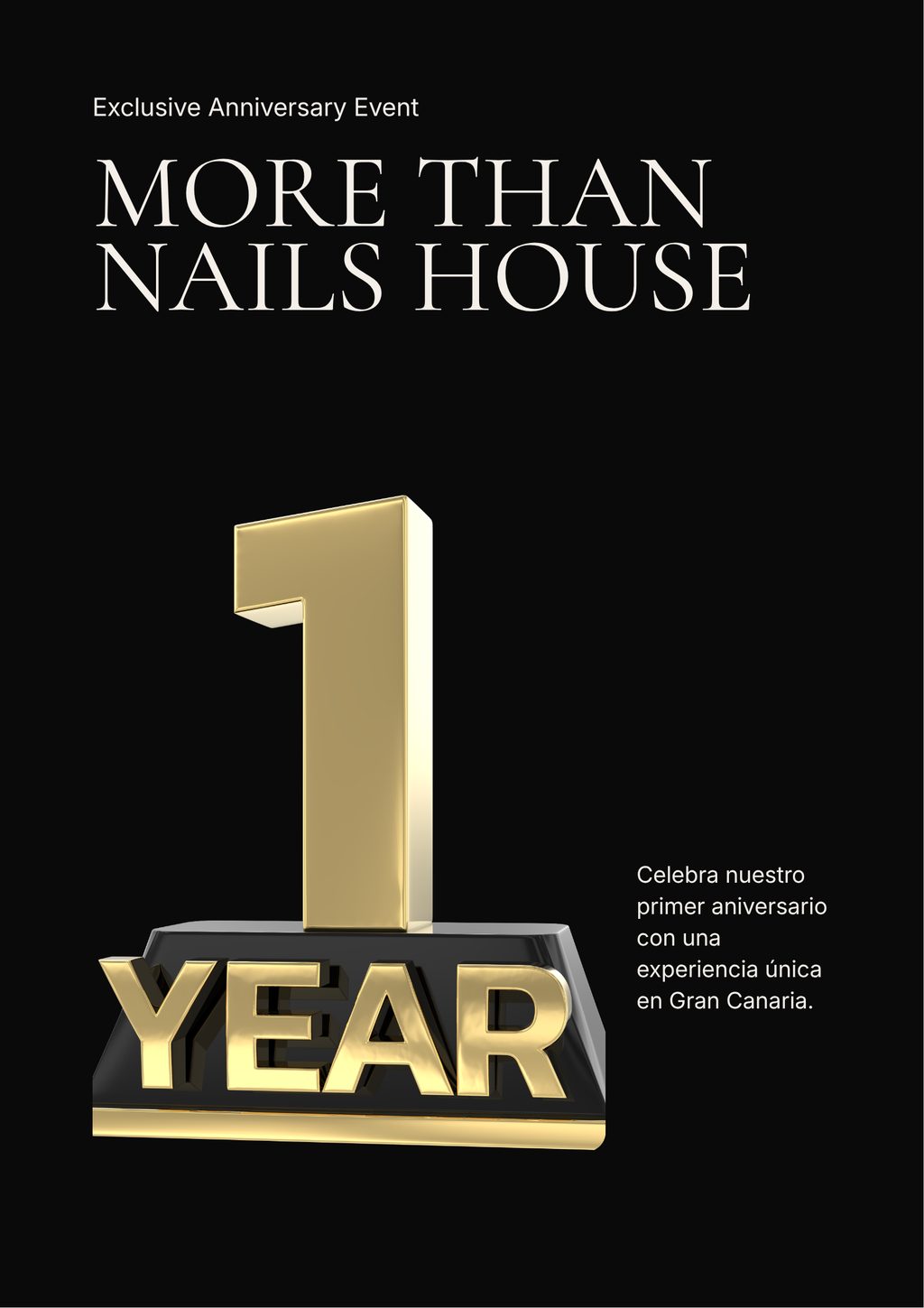 🎉 Entrada Aniversario More Than Nails — 27 Junio