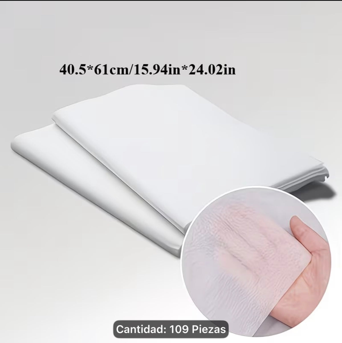 Manteles Desechables para Pedicura — 40,5 × 61 cm (109 uds) - More than nail store