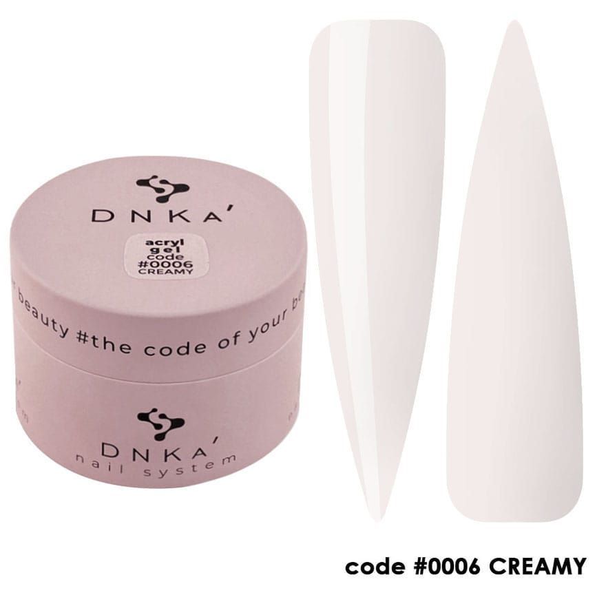 DNKa' ACRYL GEL, 30ml  #0006 CREAMY