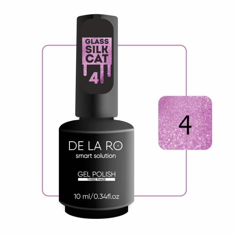 Esmalte en gel DE LA RO Glass Silk Cat 04