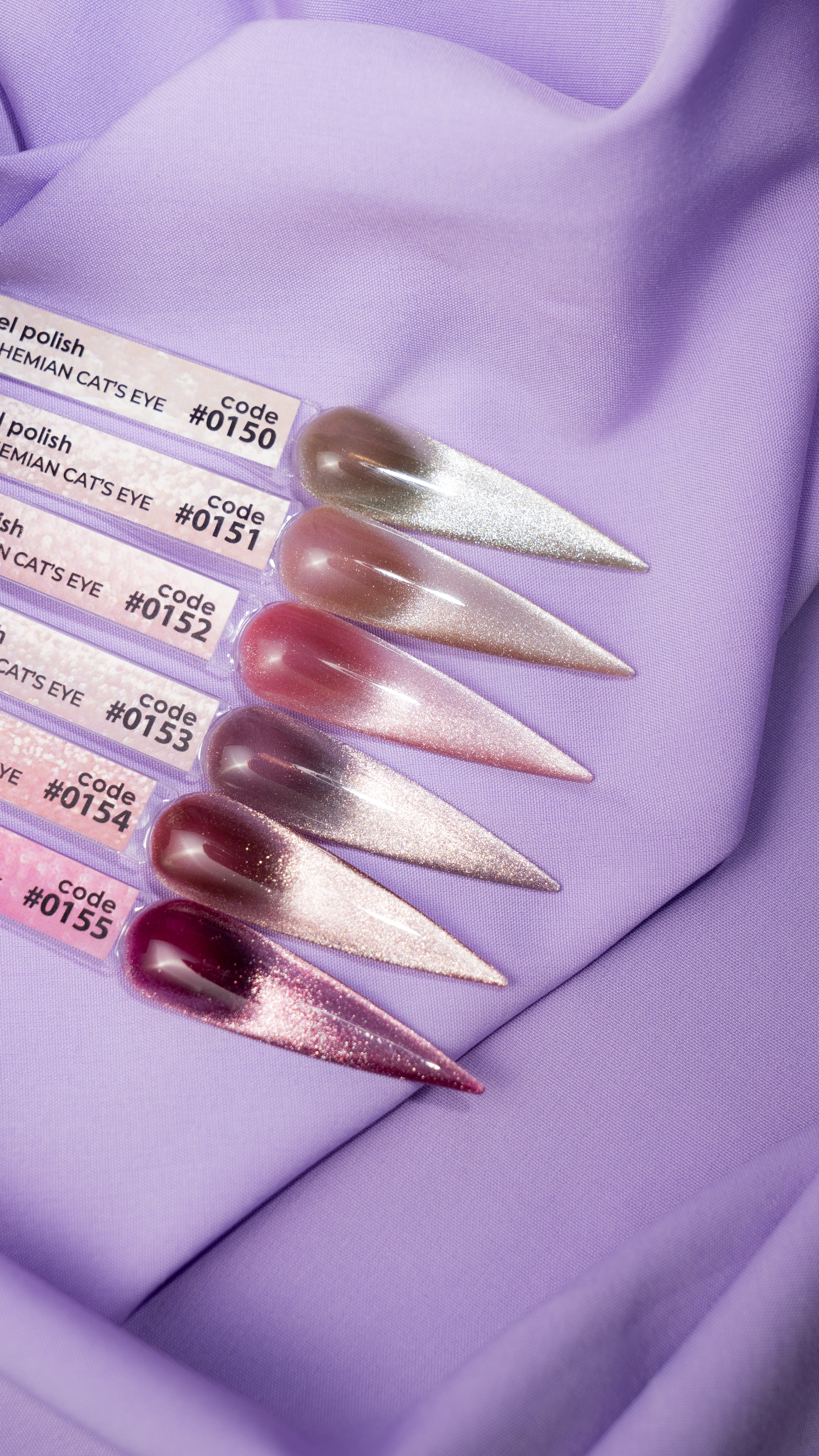 COLOR GEL POLISH "DNKa", 12 ml #0154 CAT EYE - More than nail store
