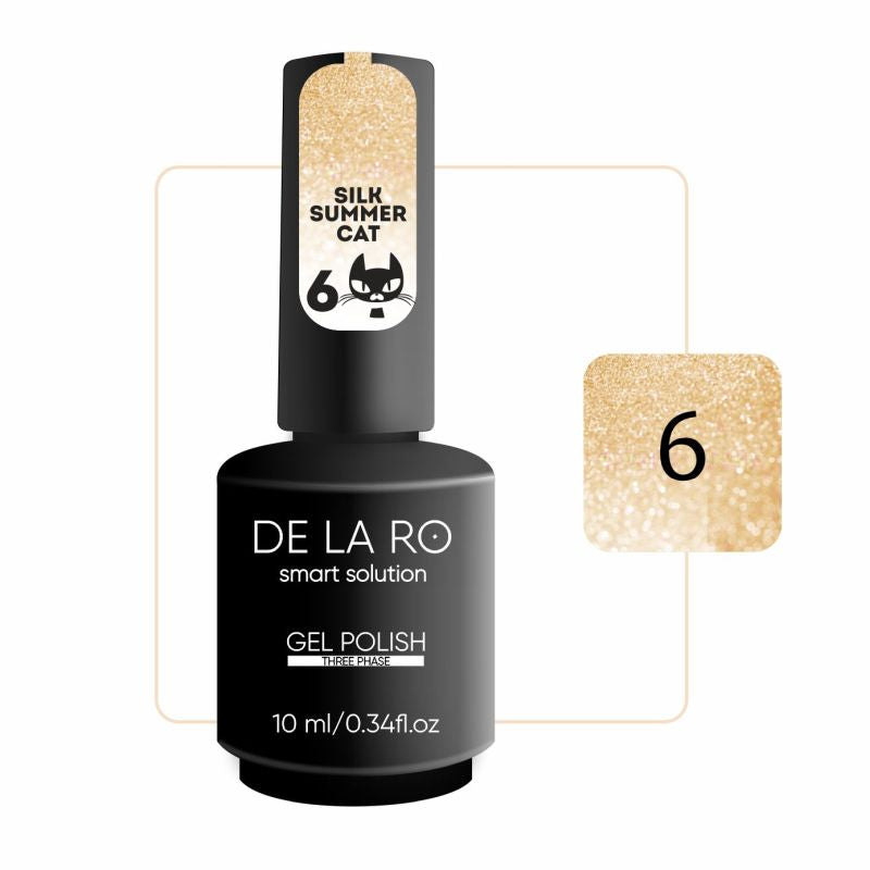 Esmalte en gel DE LA RO Glass Silk Cat 06