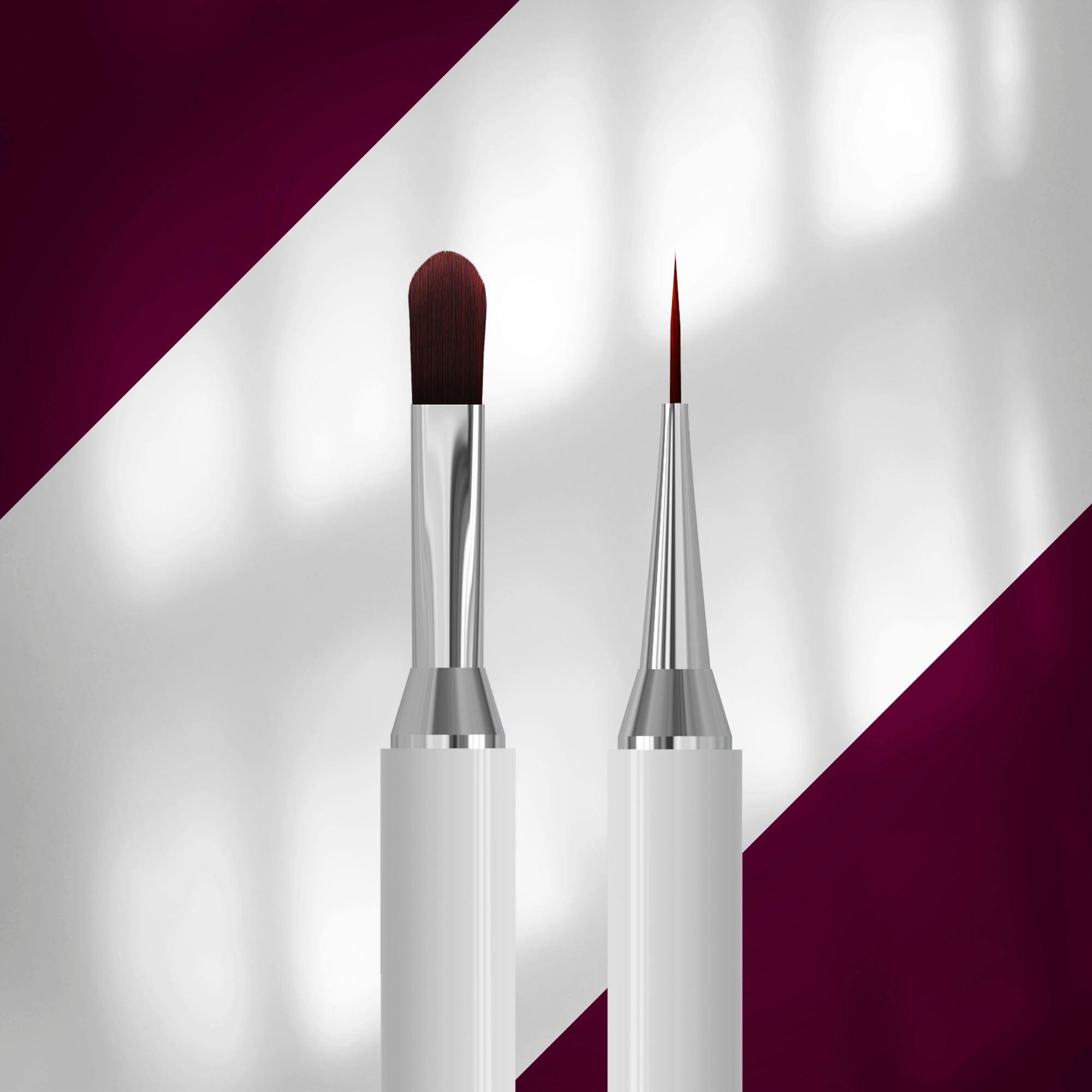 Pincel doble EXCLUSIVE 06/11 gel y liner Staleks NBX-06/11