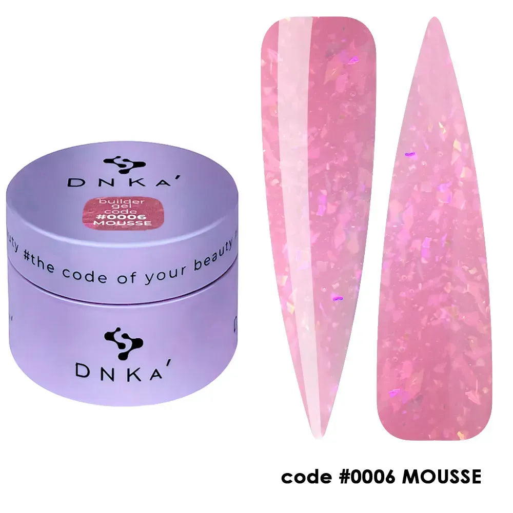 BUILDER GEL MOUSSE "DNKa", 15ml #0006