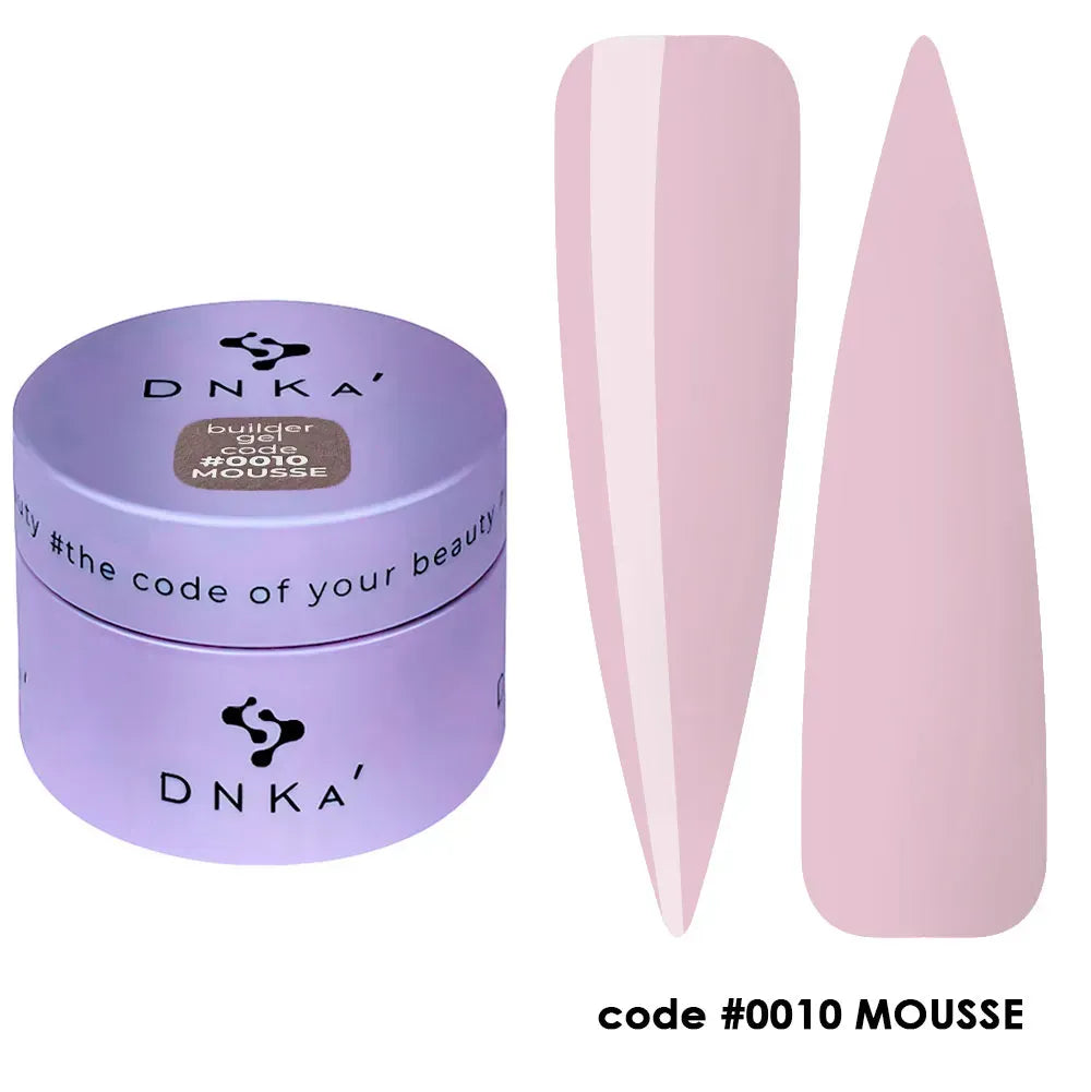 BUILDER GEL MOUSSE "DNKa", 15ml #0010