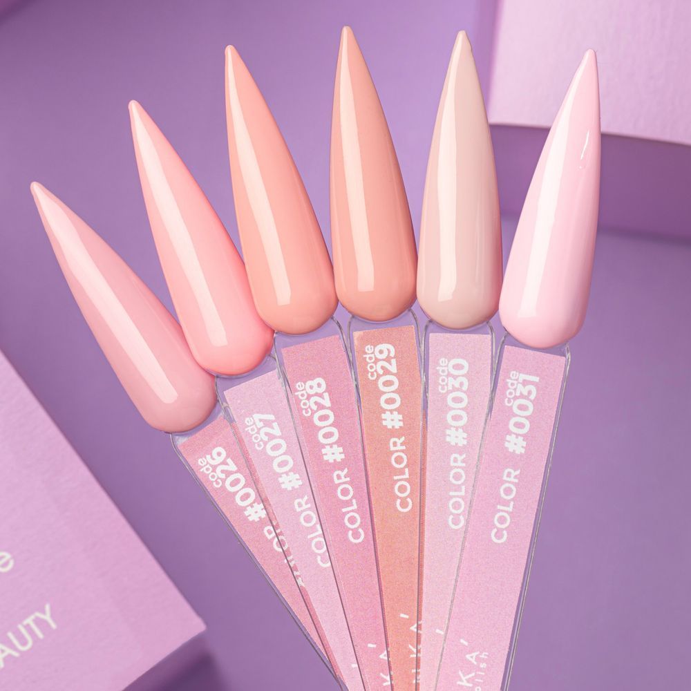 COLOR GEL POLISH "DNKa", 12 ml #0028