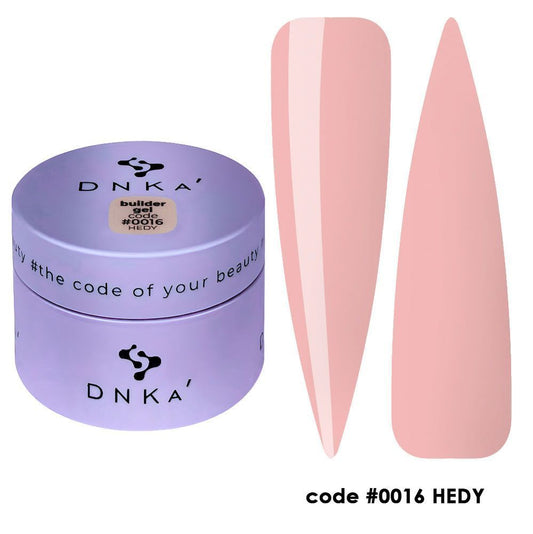 BUILDER GEL “DNKa”, 30ml #0016 HEDY