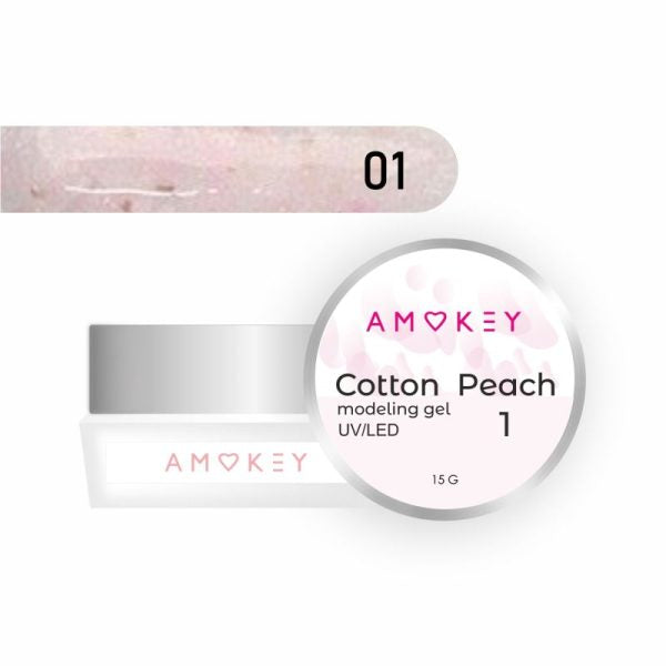 Modeling gel Cotton Peach 01 - 30gr DE LA RO