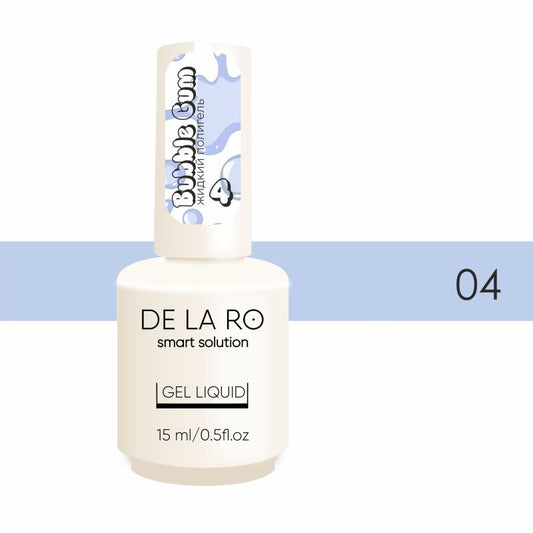 DE LA RO Polygel líquido 15 ml, Bubble Gum 04
