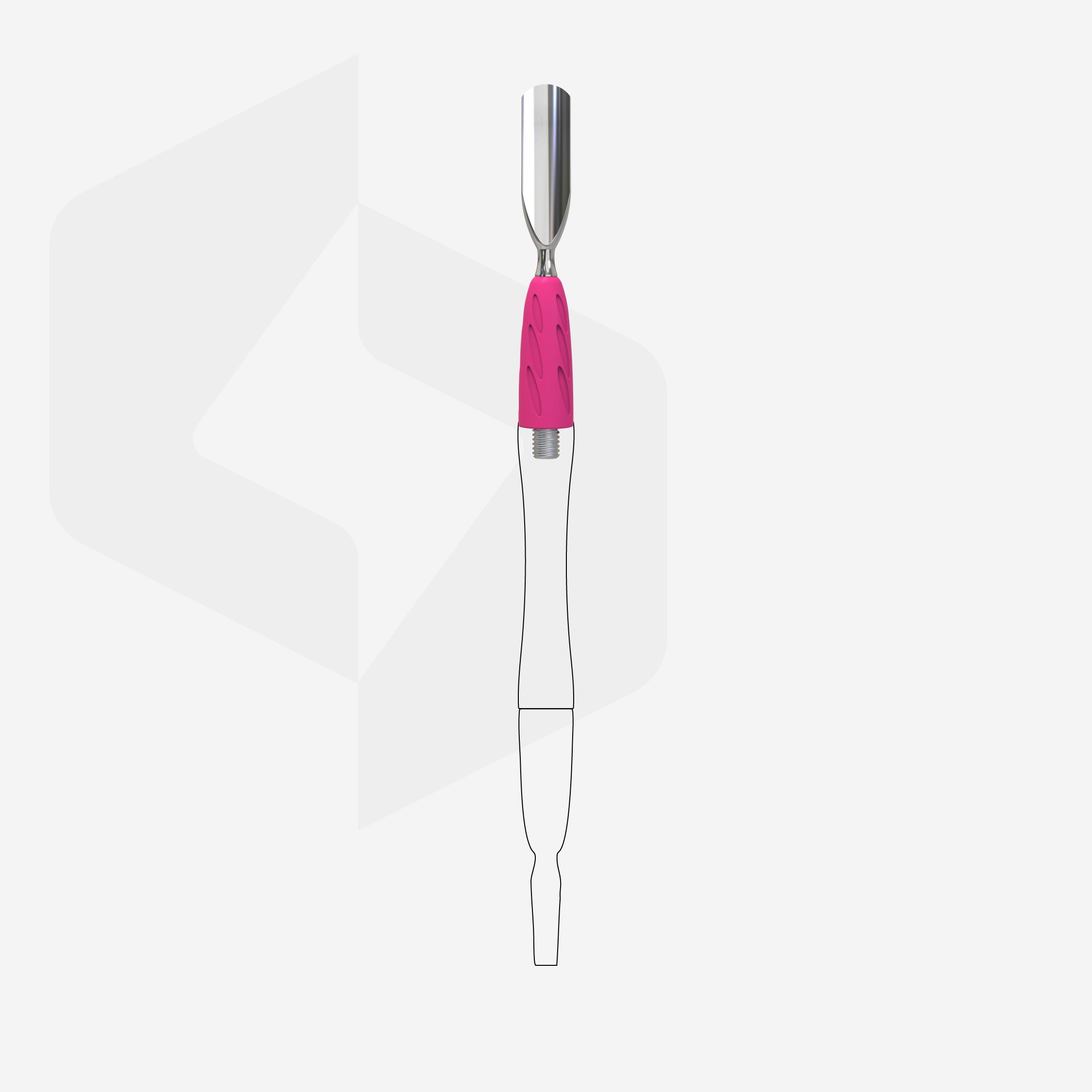 Punta pusher Combo UNIQ 17 redondeada detalle