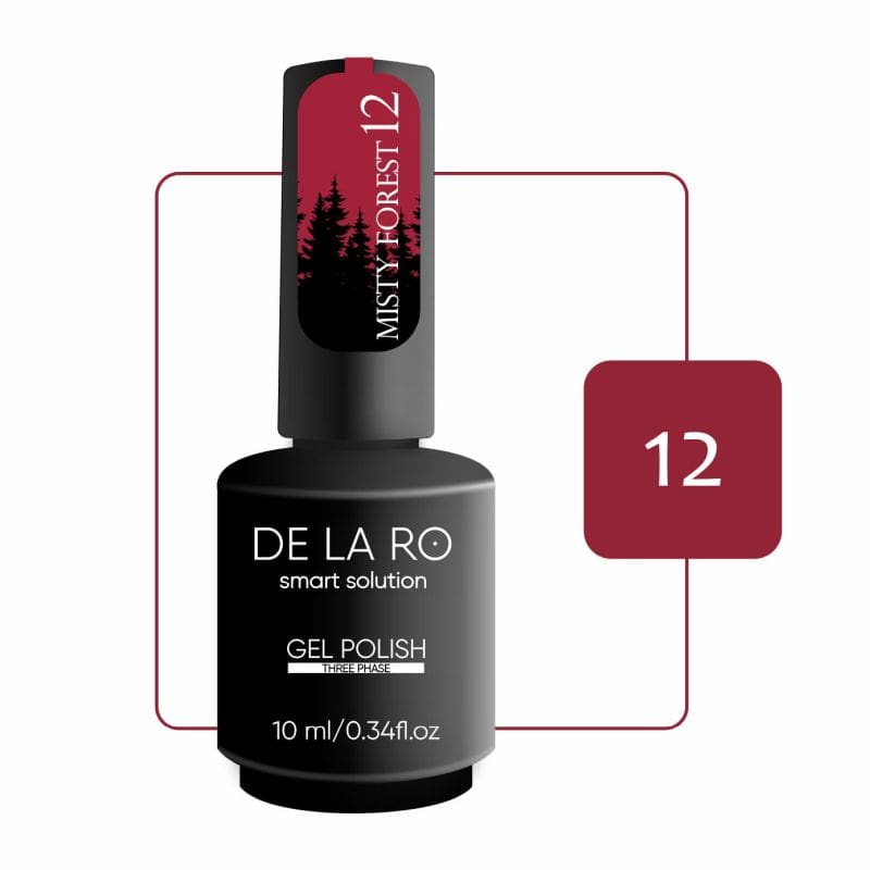 Esmalte en gel DE LA RO Misty Forest 12