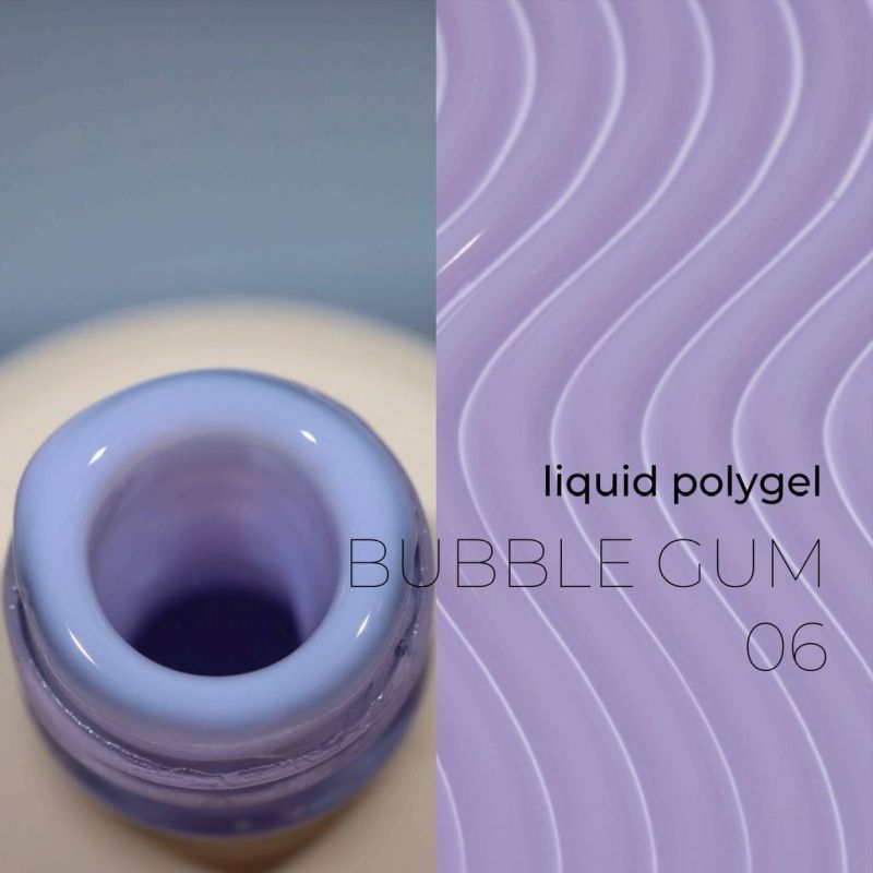DE LA RO Polygel líquido 15 ml, Bubble Gum 06