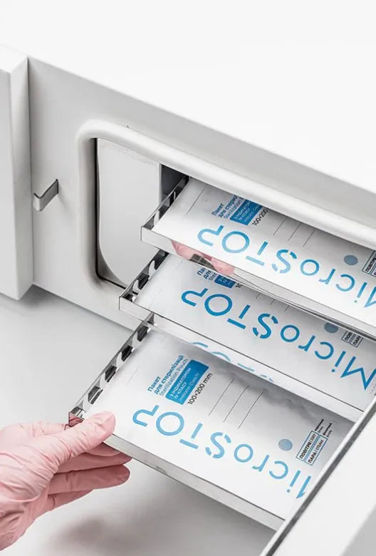 Esterilizador Horno de Calor Seco PROTECT MICROSTOP — 15 Bolsas Bajo pedido. - More than nail store