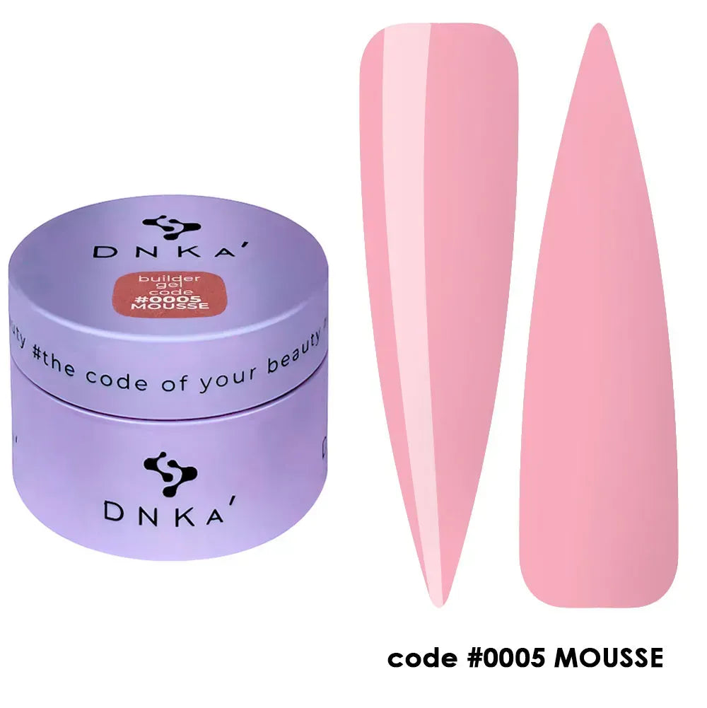 BUILDER GEL MOUSSE "DNKa", 15ml #0005