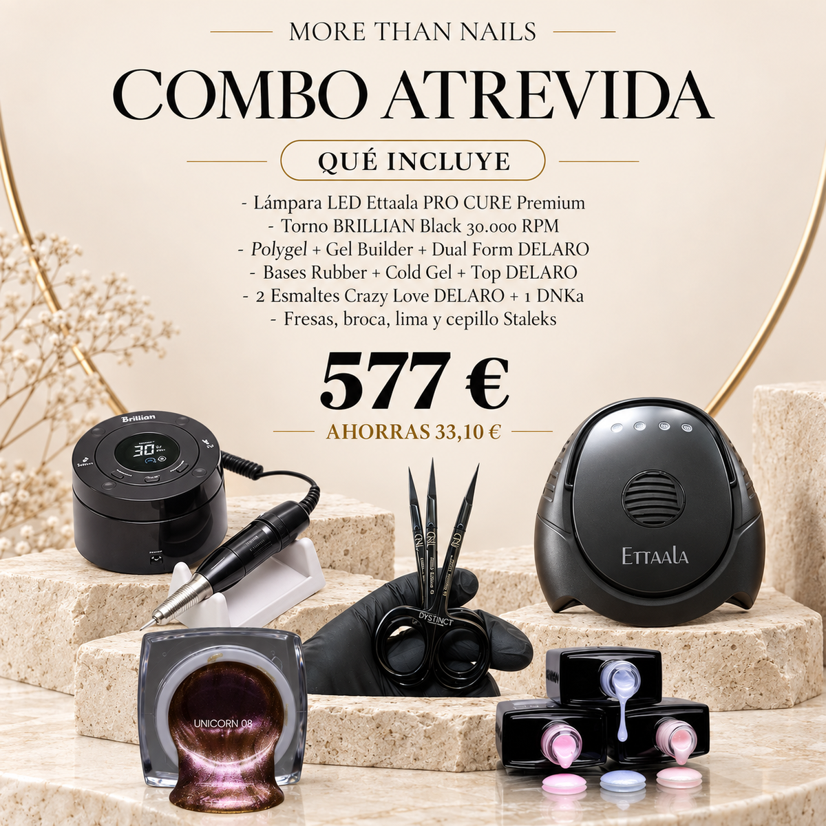 🔥 COMBO ATREVIDA – Da el Salto a Profesional con Extensiones y Manicura Rusa