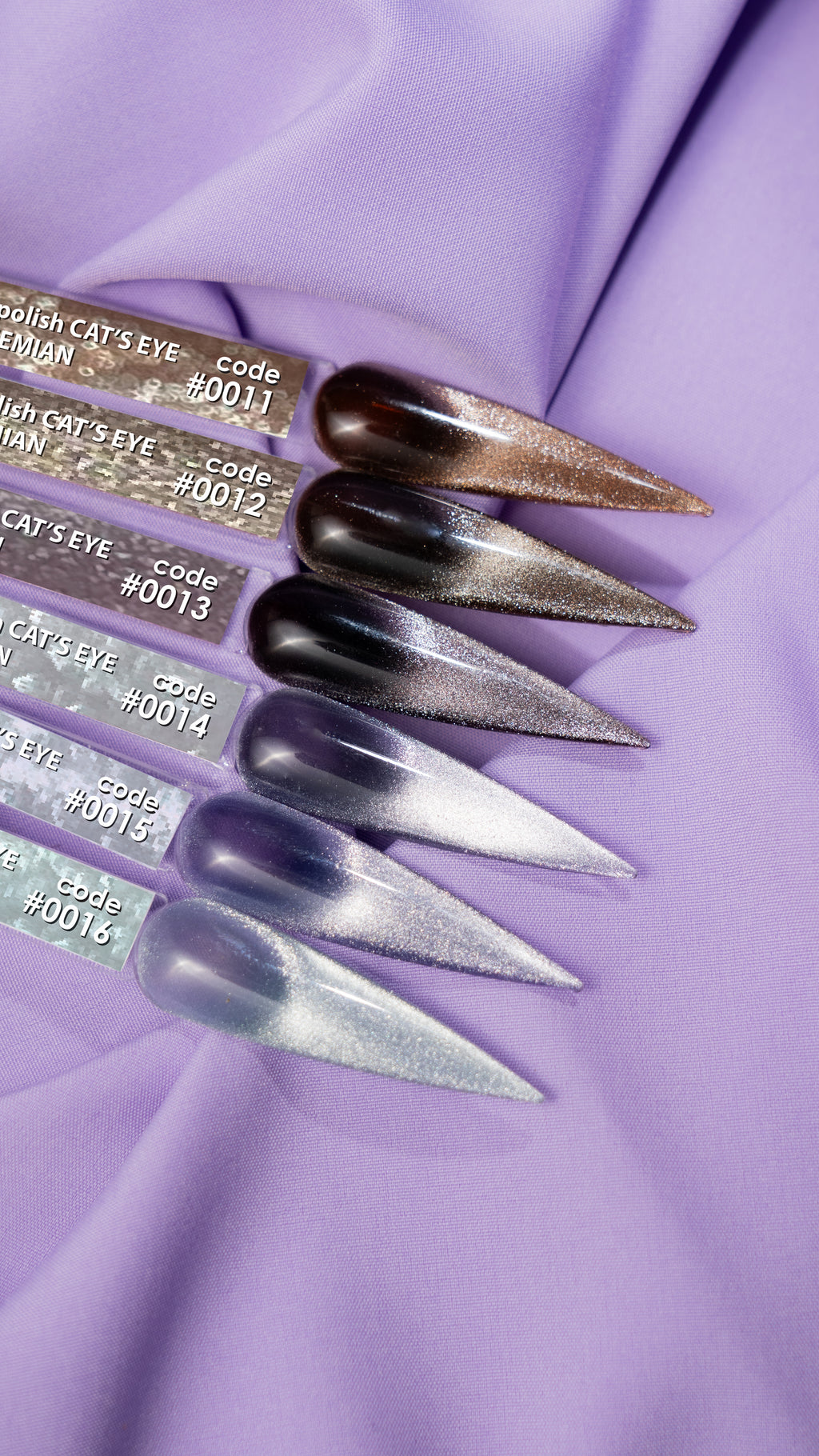 COLOR GEL POLISH "DNKa", 12 ml #0014 BOHEMIAN CAT EYE - More than nail store